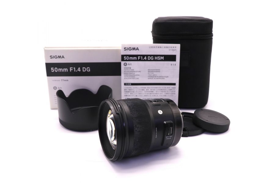 Sigma AF 50mm f/1.4 DG HSM Art Canon EF в упаковке (Japan)