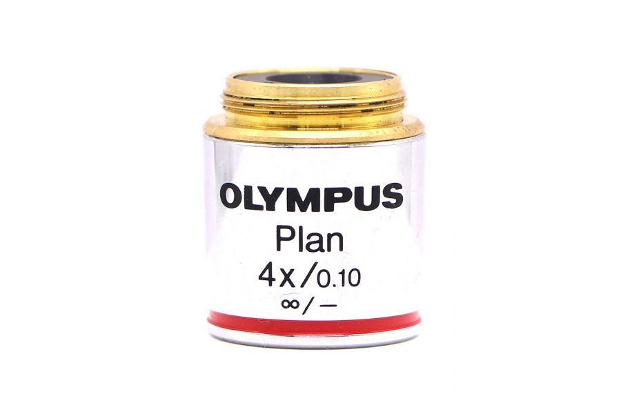 Объектив микроскопа Olympus Plan 4x/0.10