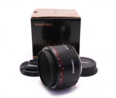 Купить YongNuo AF 50mm f/1.8 II Canon EF в упаковке YongNuo AF 50mm f/1.8 II Canon EF в упаковке