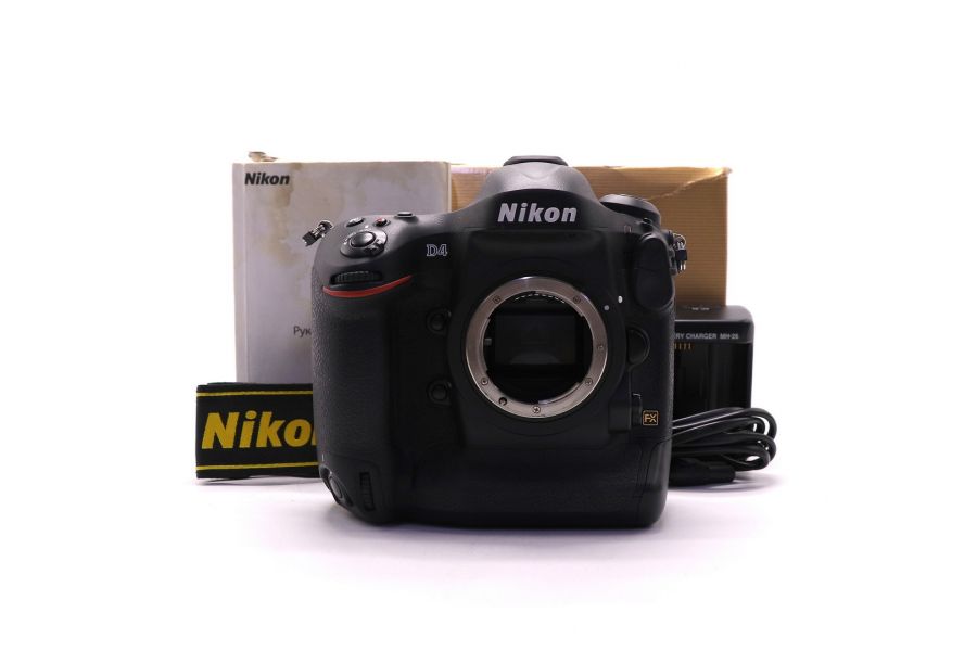 Nikon D4 body в упаковке (пробег 6800 кадров)