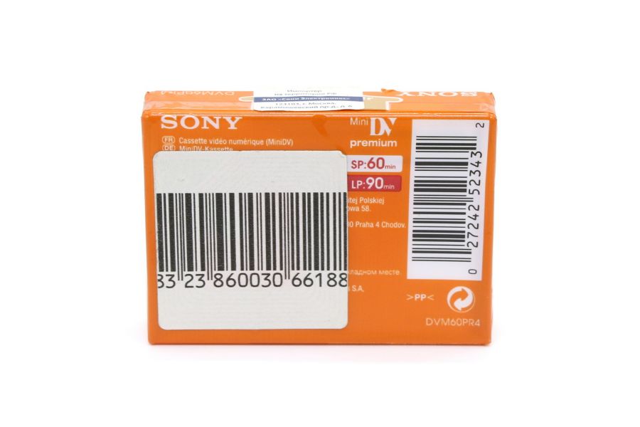 Видеокассета MiniDV Sony DVM-60PR4