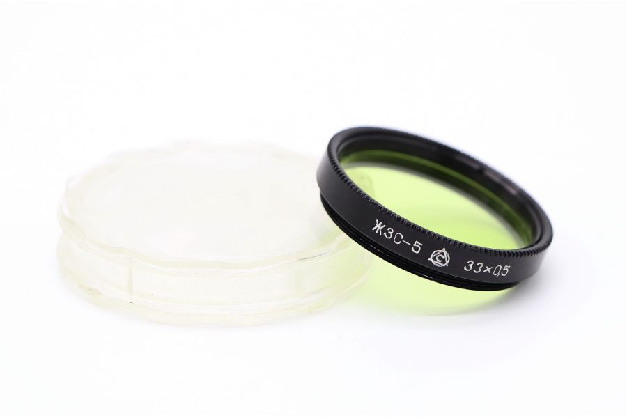 Светофильтр ЖЗС-5 33х0,5