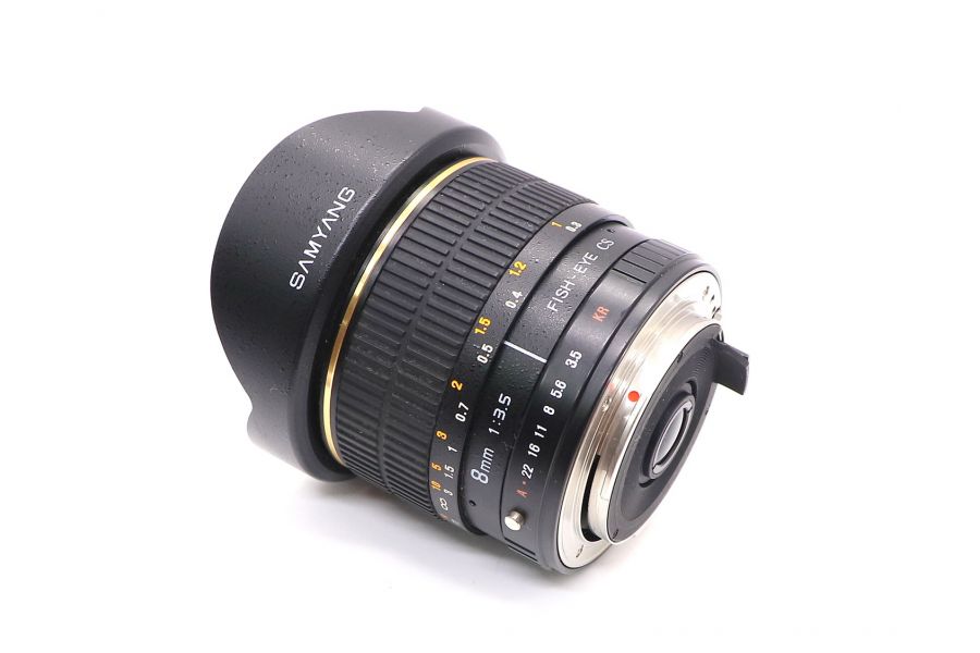 Samyang 8mm f/3.5 AS IF MC Fish-eye CS для Pentax K