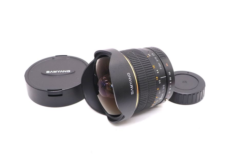 Samyang 8mm f/3.5 AS IF MC Fish-eye CS для Pentax K