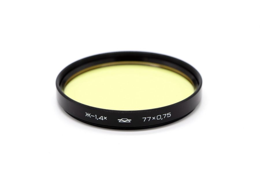 Светофильтр Ж-1,4Х 77х0,75