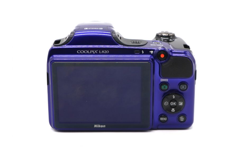 Nikon Coolpix L820 синий цифровой фотоаппарат