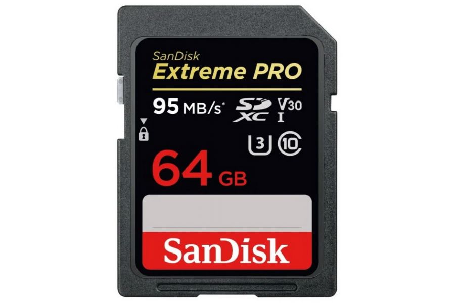 Карта памяти SD 64GB SanDisk Extreme Pro 64Gb 95MB/s