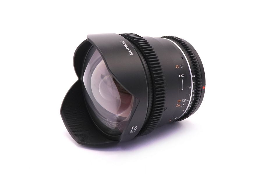 Samyang VDSLR 14mm T3.1 MK2 Canon EF в упаковке