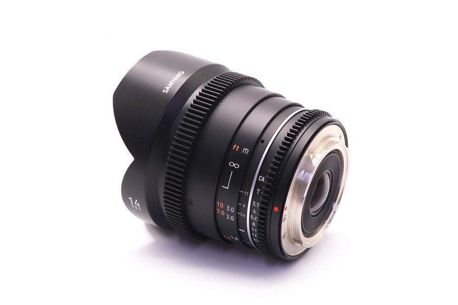 Samyang VDSLR 14mm T3.1 MK2 Canon EF в упаковке