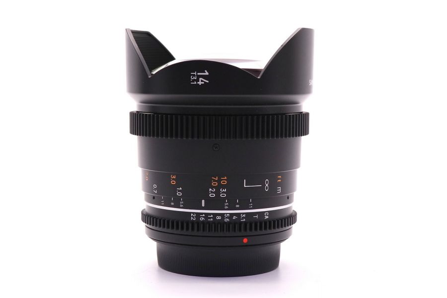 Samyang VDSLR 14mm T3.1 MK2 Canon EF в упаковке