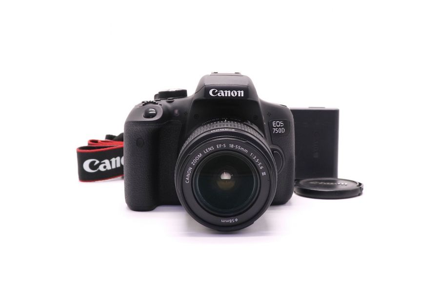 Canon EOS 750D kit (пробег 4480 кадров)
