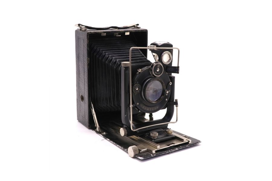 Фотокор + Anastigmat 4.5/13.5cm Compur 1-ый выпуск ВТОМП