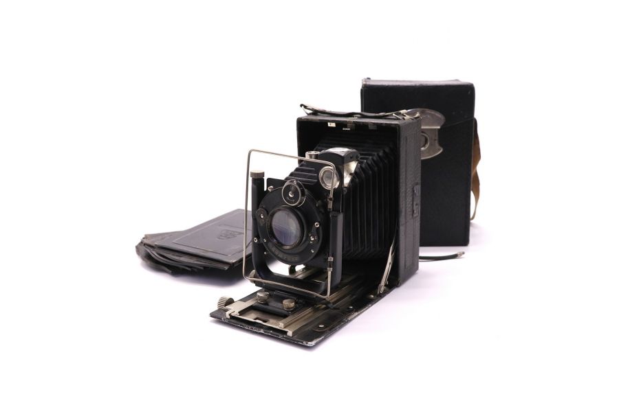 Фотокор + Anastigmat 4.5/13.5cm Compur 1-ый выпуск ВТОМП