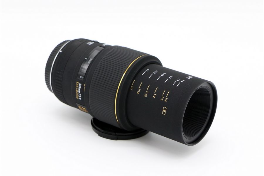 Sigma AF 105mm f/2.8 EX DG Macro Canon EF в упаковке