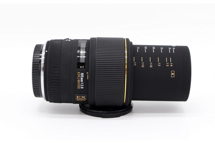 Sigma AF 105mm f/2.8 EX DG Macro Canon EF в упаковке