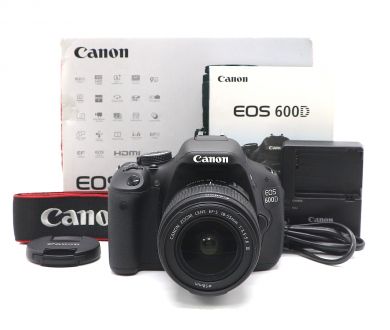 Canon EOS 600D kit в упаковке (пробег 600 кадров)