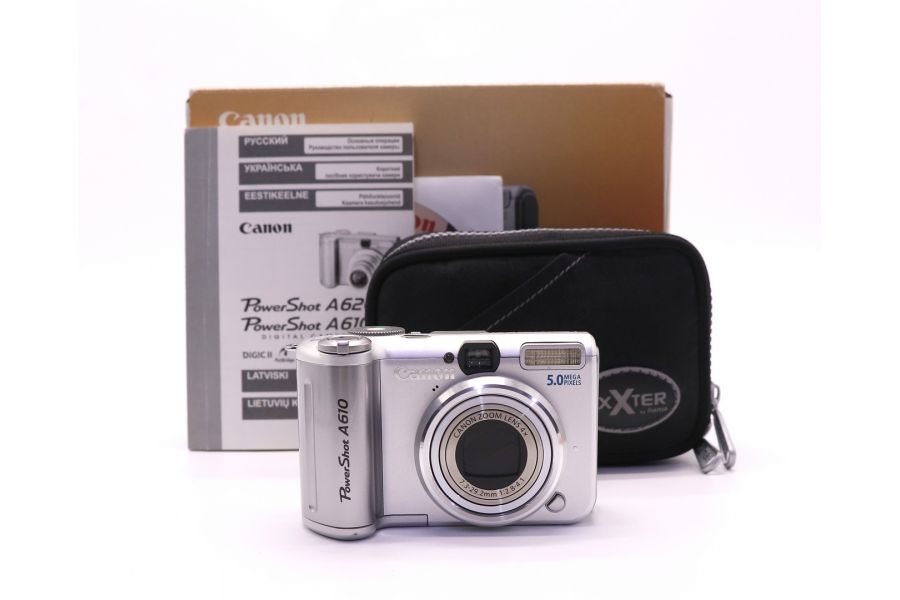 Canon PowerShot A610 в упаковке