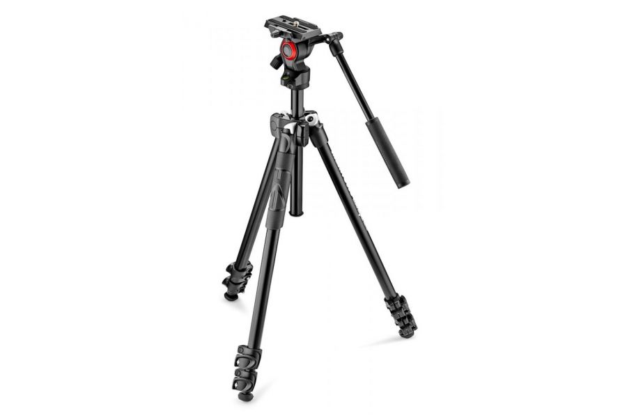 Штатив Manfrotto MK290LTA3-V + голова Manfrotto MVH400AH