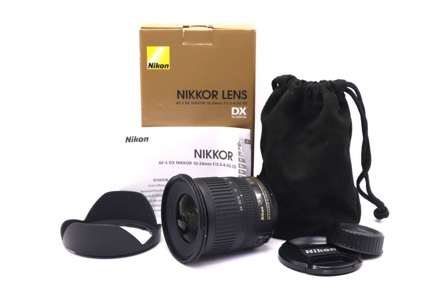 Nikon 10-24mm f/3.5-4.5G ED AF-S DX Nikkor в упаковке 