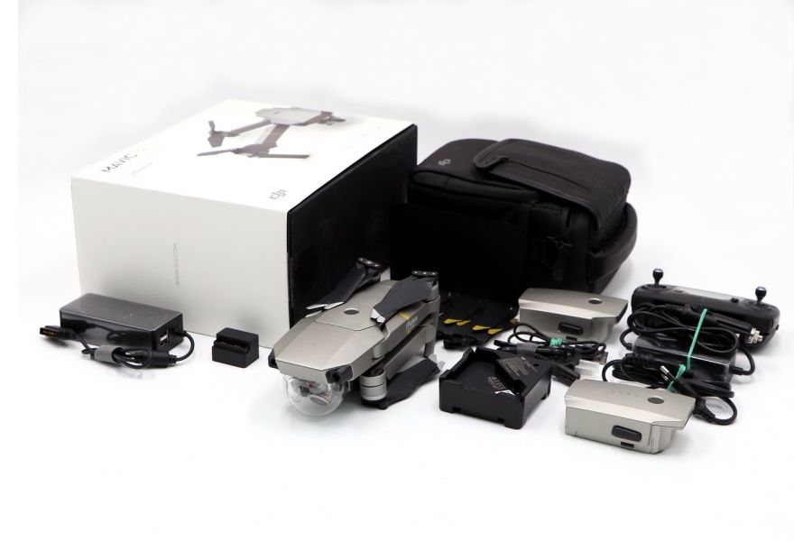 Квадрокоптер DJI Mavic Pro Platinum в упаковке