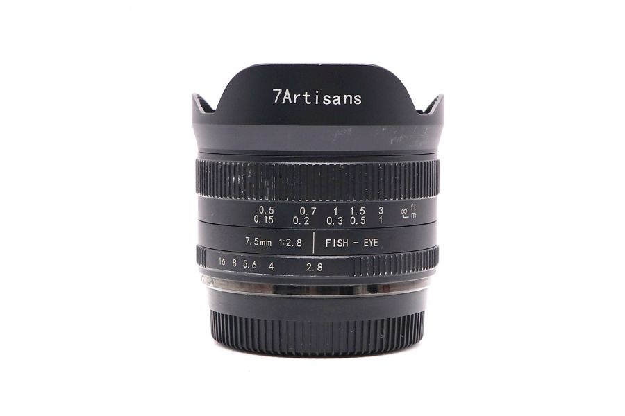 7Artisans 7.5mm f/2.8 II Fujifilm X в упаковке