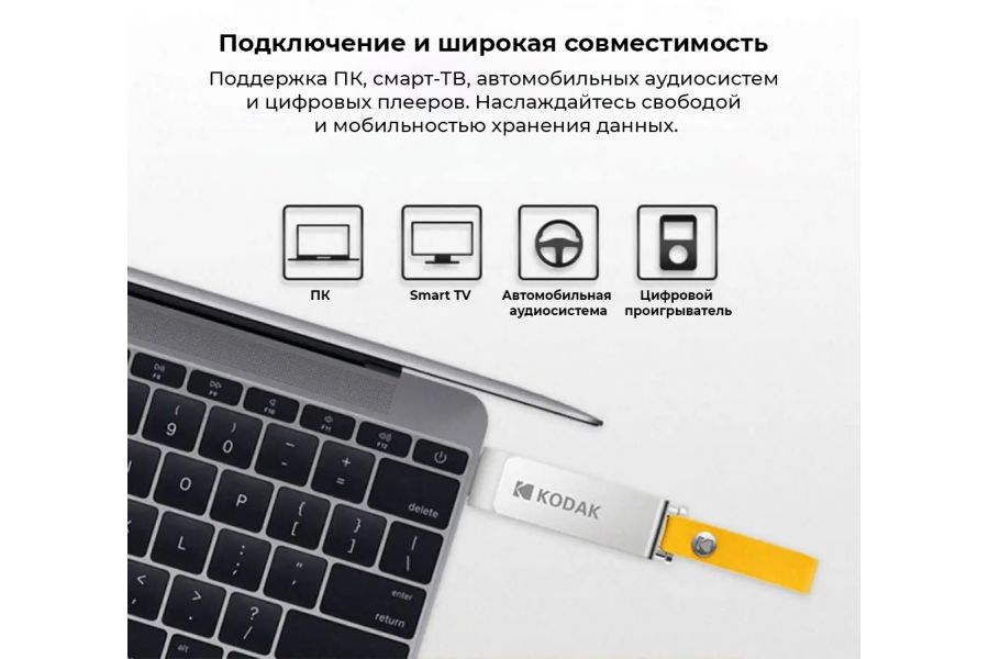 Флеш накопитель Kodak USB3.0 K133 64GB