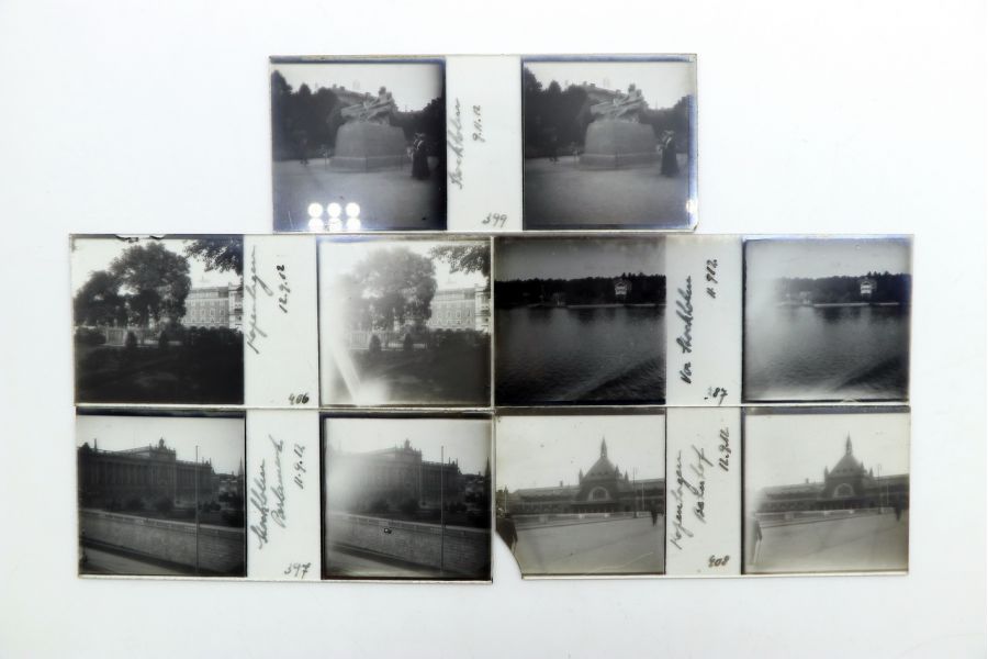 Старинные фотографии на стекле 1905-1915 г.