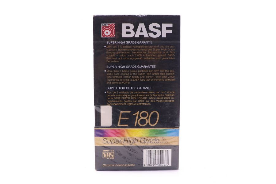 Видеокассета BASF E 180 Super High Grade