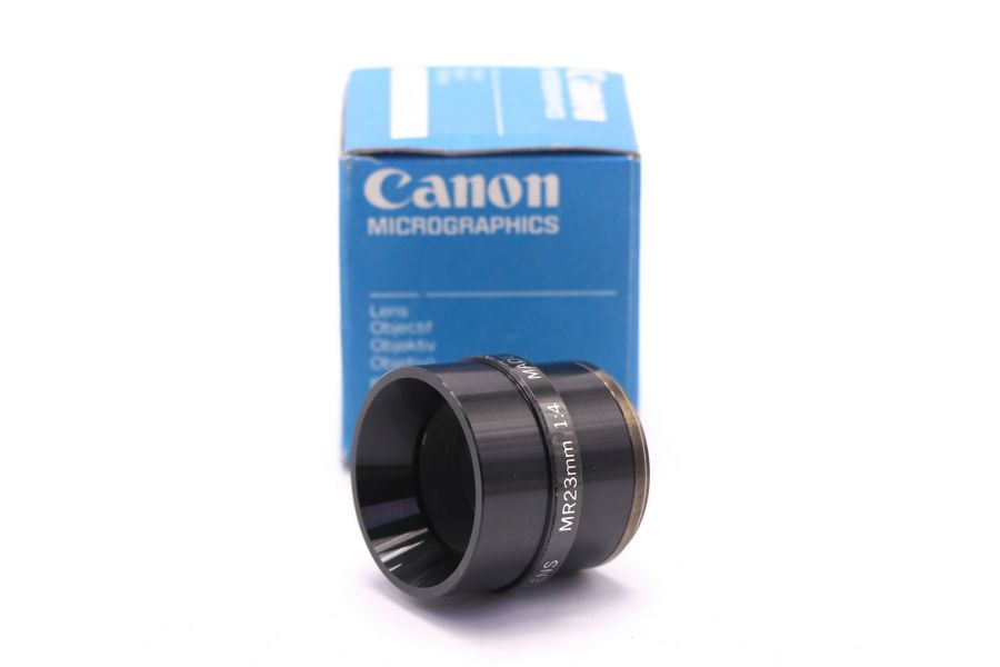 Canon lens MR23mm f/4 в упаковке