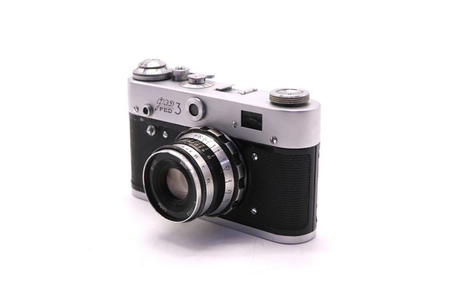 Фотокамера Фэд 3 + Индустар-61 (ФЭД, 1985)
