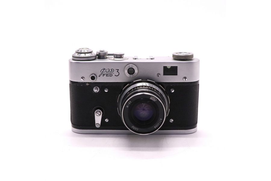 Фотокамера Фэд 3 + Индустар-61 (ФЭД, 1985)