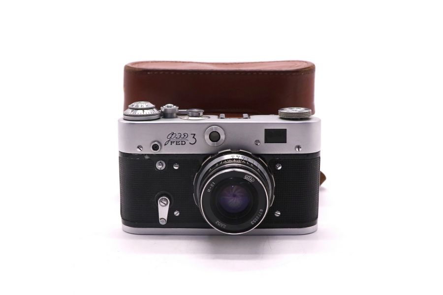 Фотокамера Фэд 3 + Индустар-61 (ФЭД, 1985)