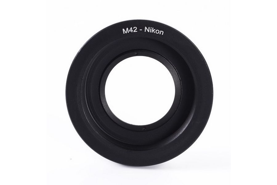 Переходник (адаптер) М42 - Nikon с линзой