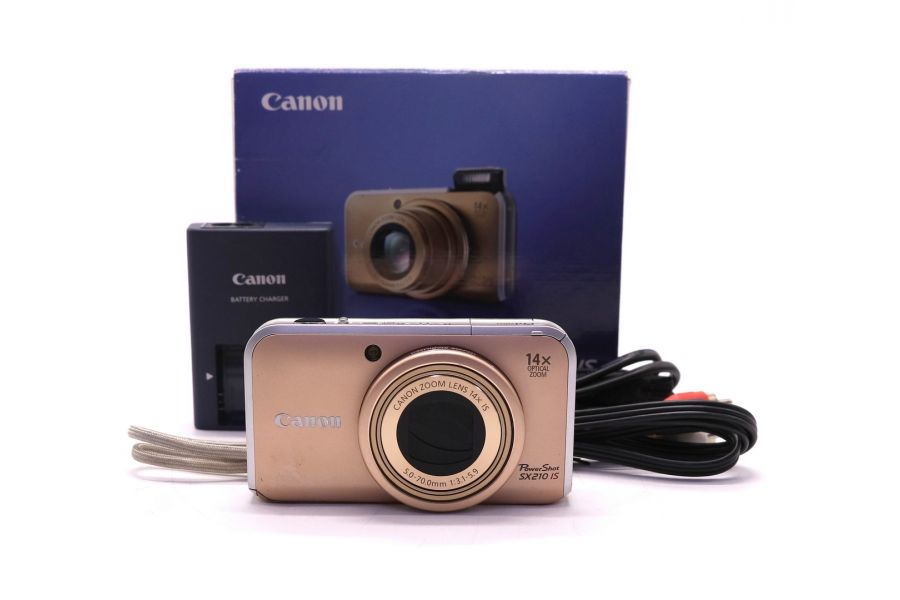 Canon PowerShot SX210 IS компактный в упаковке