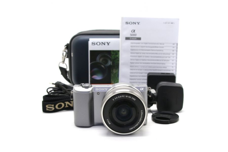 Sony A5000 silver kit (пробег 3700 кадров)