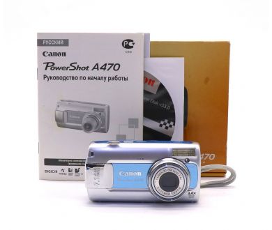 Canon PowerShot A470 в упаковке