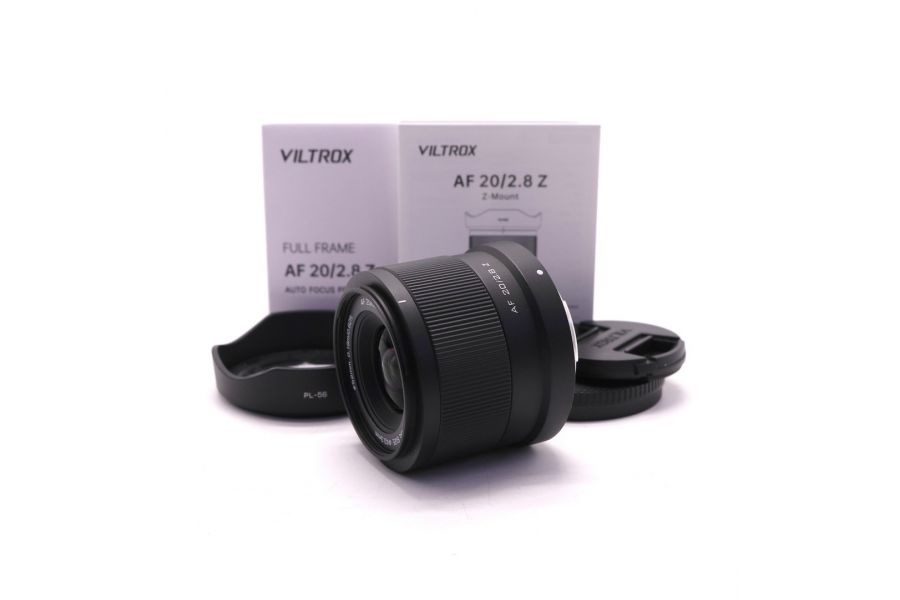 Объектив Viltrox AF 20mm F2.8 для Nikon Z в упаковке 