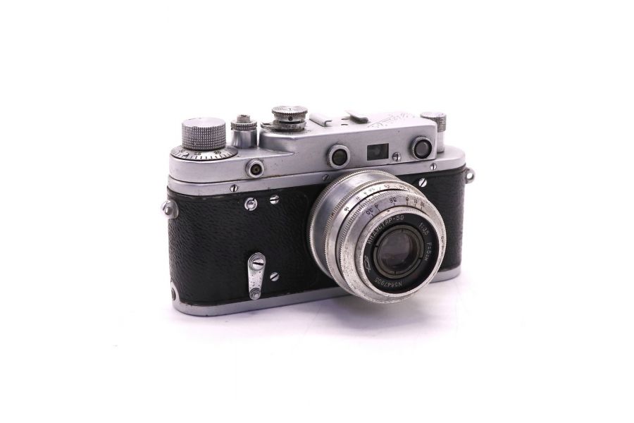 Зоркий-2С + Индустар-50 пленочный советский (СССР)