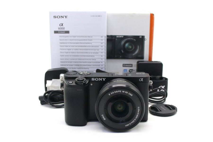 Sony A6000 ILCE-6000L kit в упаковке (пробег 60 кадров)