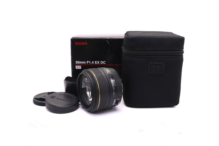 Sigma AF 30mm f/1.4 EX DC HSM for Canon в упаковке