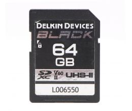 Карта памяти Delkin Devices Black SDXC 64GB UHS-II Class 10 V60