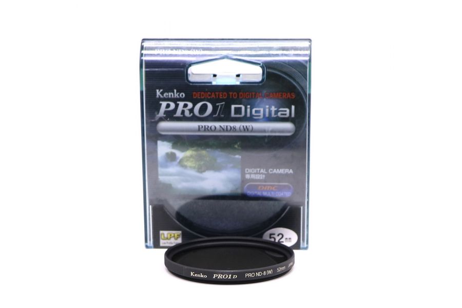 Светофильтр Kenko Pro1 Digital Pro ND8 (W) 52mm