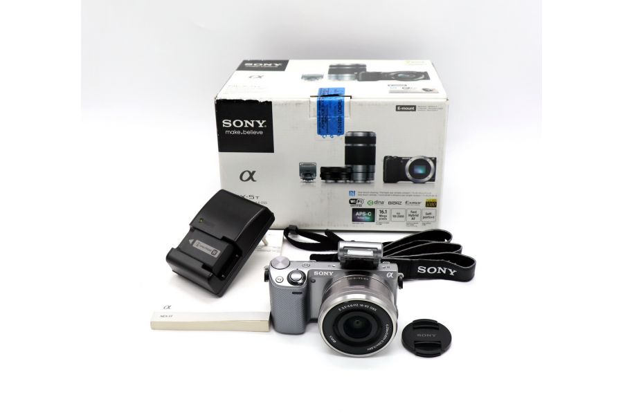 Sony Nex-5t kit в упаковке (пробег 10763 кадра)