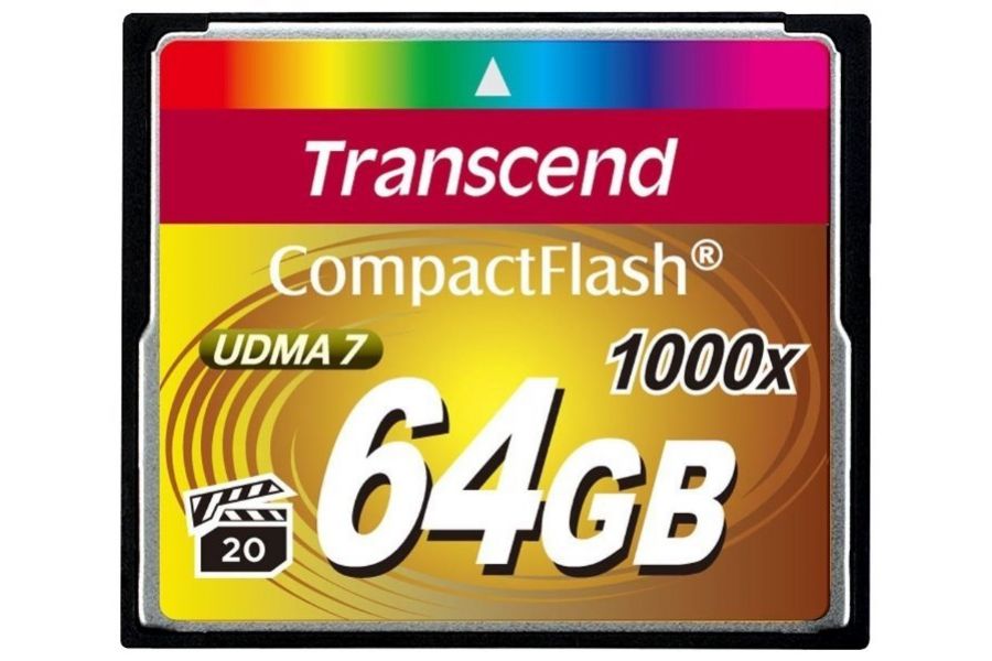 Карта памяти transcend compact flash 64gb