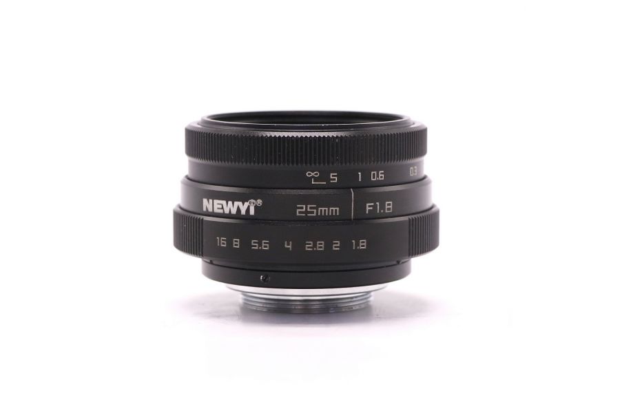 Объектив Newyi 25mm f/1.8 Black C mount (China)