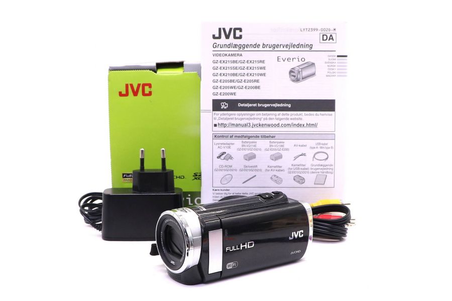 Купить Видеокамера JVC Everio GZEX215 white в упаковке с доставкой по