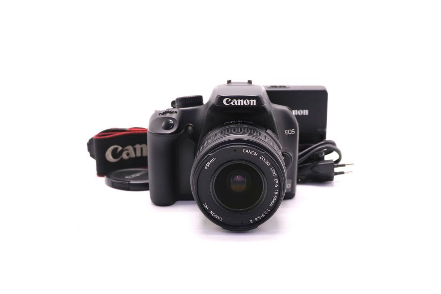 Фотокамера Canon EOS 1000D kit (пробег 21050 кадров)