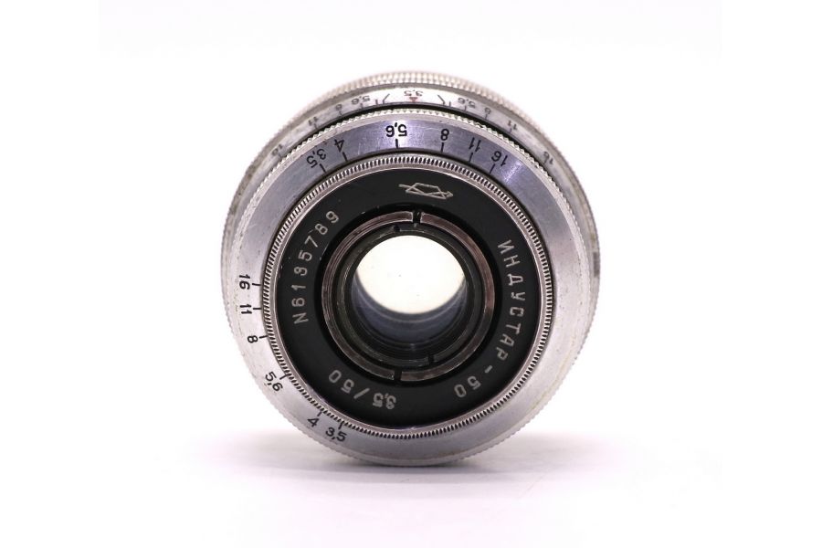Индустар-50 3,5/50 дальномер silver