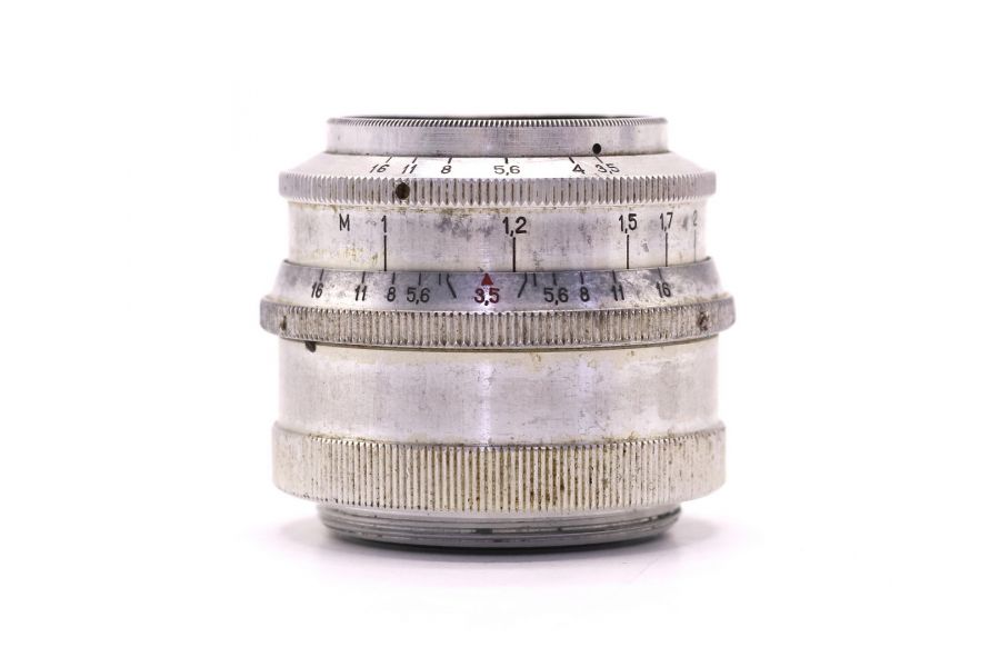 Индустар-50 3,5/50 дальномер silver