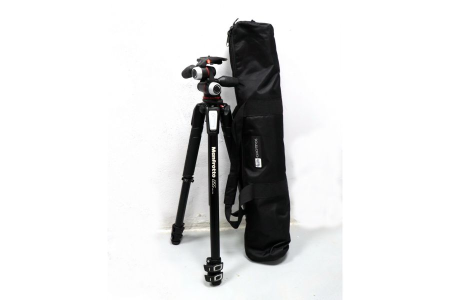 Штатив Manfrotto 055 + голова manfrotto MHXPRO-3W